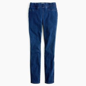 NWT J. Crew Pull On Toothpick Skinny Jeans in Indigo